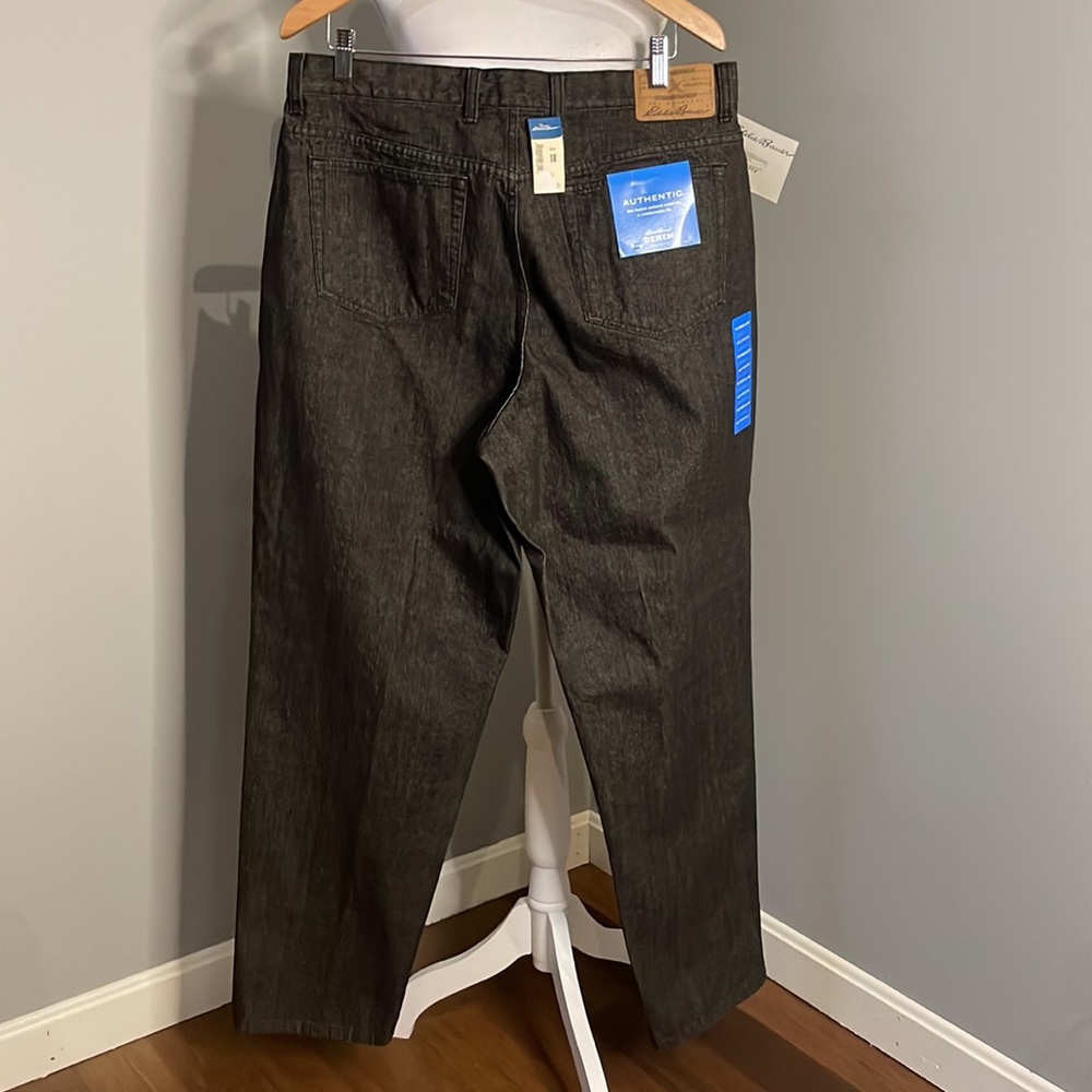 EDDIE BAUER WOMENS BLACK DENIM - Picture 2 of 15